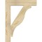 Ekena Millwork Funston Block Rough Sawn Bracket, Douglas Fir, 4"W x 24"D x 32"H BKT04X24X32FST05RDF - alternate 2